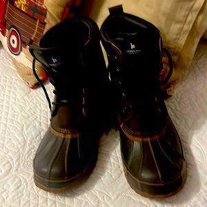 Men’s London fog 11 m insulated rain boots barely worn
